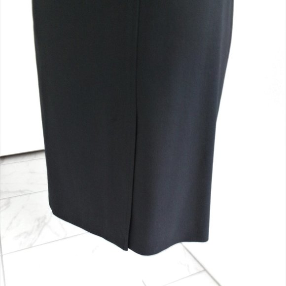 bcbgMaxAzria Jet Black Pencil Skirt Size 2 Above or At Knee - Picture 9 of 12